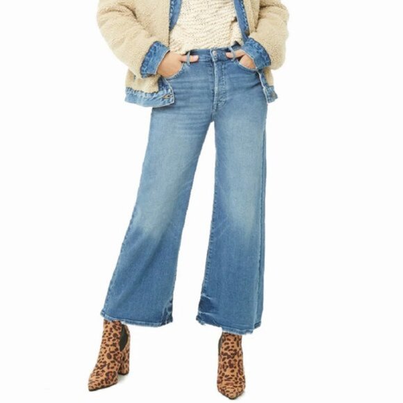 New Forever 21 High Rise Flare Ankle Jeans - Picture 3 of 11